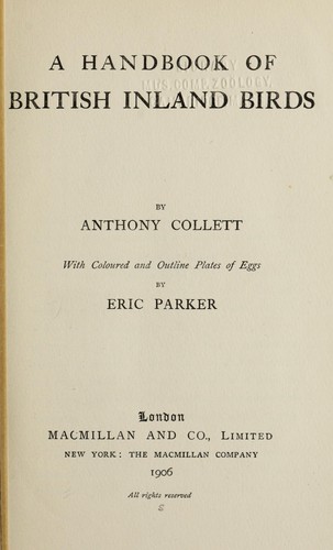 A handbook of British inland birds