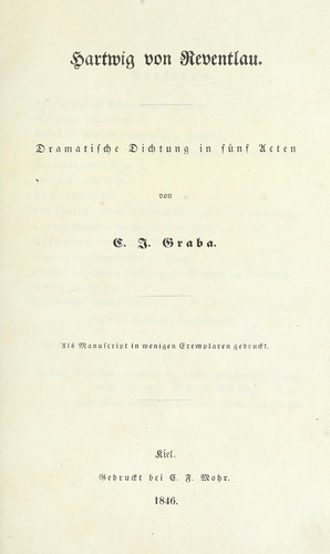 Hartwig von Reventlau