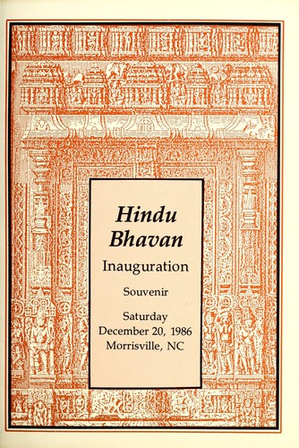 Hindu Bhavan inauguration