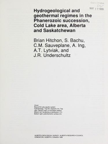 Hydrogeological and geothermal regimes in the Phanerozoic succession, Cold Lake area, Alberta and Saskatchewan