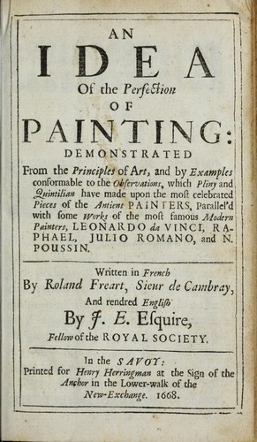 Idée de la perfection de la peinture