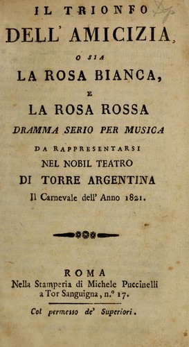 Il trionfo dell'amicizia