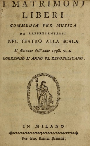 I matrimoni liberi