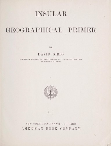 Insular geographical primer
