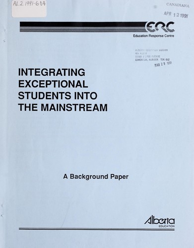 Integrating exceptional students into the mainstream