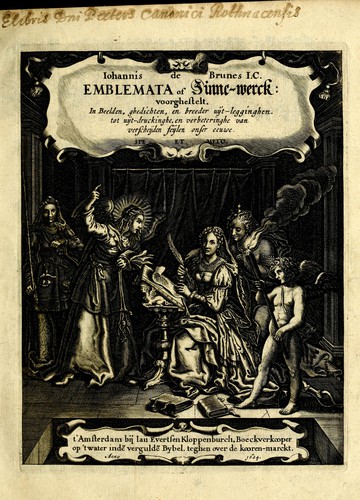 Iohannis de Brunes I.C. Emblemata of Zinne-werck
