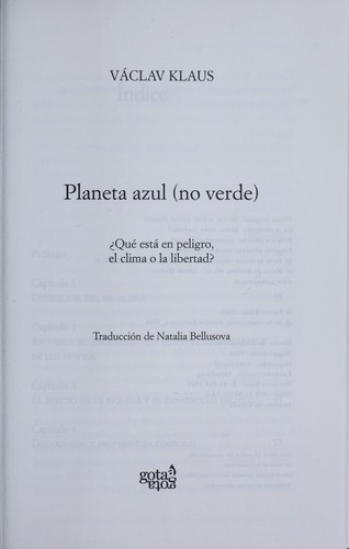 Planeta azul (no verde)