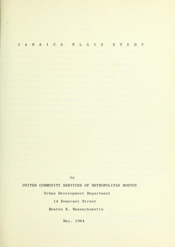 Jamaica plain study