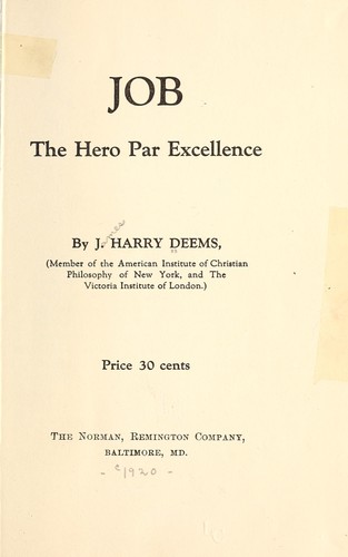 Job, the hero par excellence