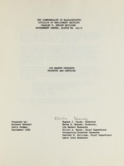 Job market research products and services