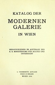 Katalog der Modernen Galerie in Wien