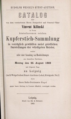 Kupferstich-Sammlung in vorzüglich gewählten meist geistlichen Darstellungen der würdigsten Meister