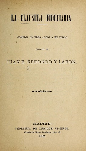 La cláusula fiduciaria
