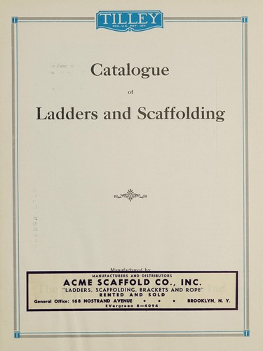 Ladders and scaffolding