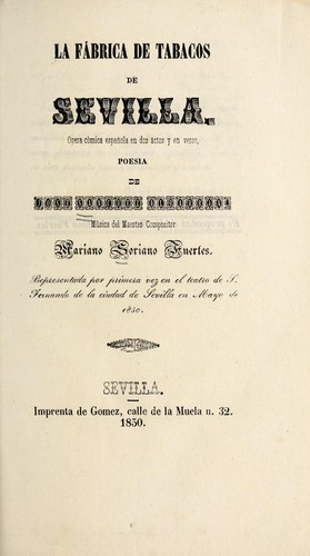 La fábrica de tabacos de Sevilla