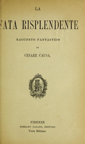 La fata risplendente, racconto fantastico