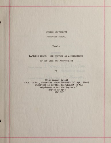 Lafcadio Hearn