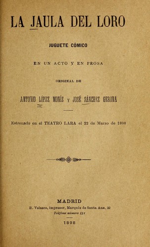 La jaula del loro