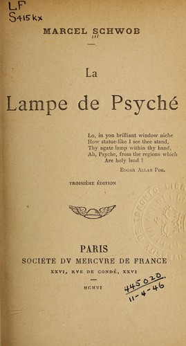 La lampe de Psyché