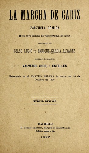 La marcha de Cádiz
