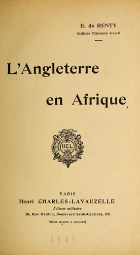 L' Angleterre en Afrique