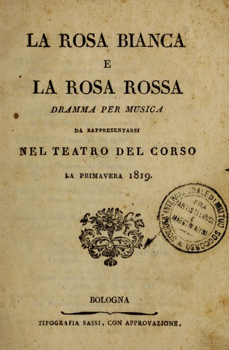 La rosa bianca e la rosa rossa