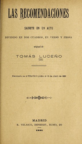 Las recomendaciones