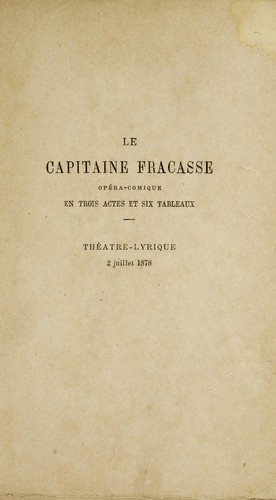 Le capitaine fracasse