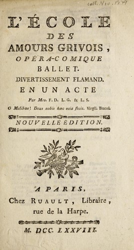 L'ecole des amours grivois