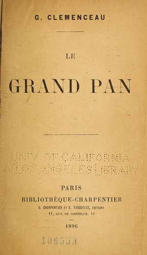 Le grand Pan