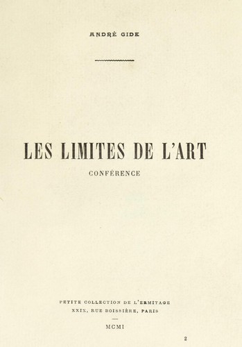 Les limites de l'art