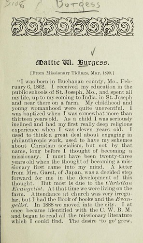 [Letter] Mrs. L. G. Bantz, St. Louis, Mo