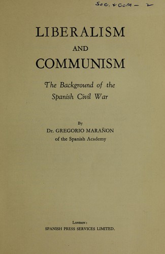 Liberalism and communism