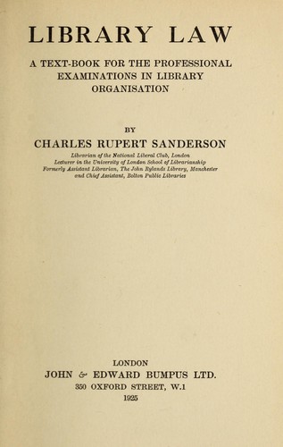 Library law