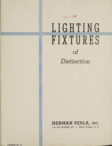 Lighting fixtures of distinction