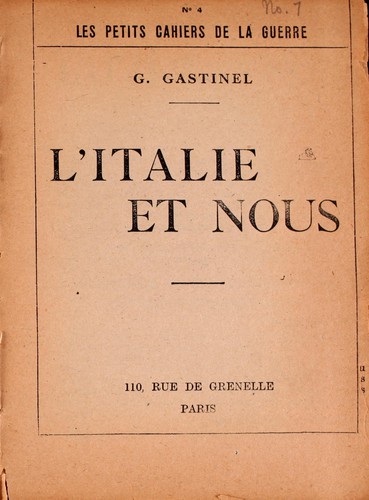 L'Italie et nous