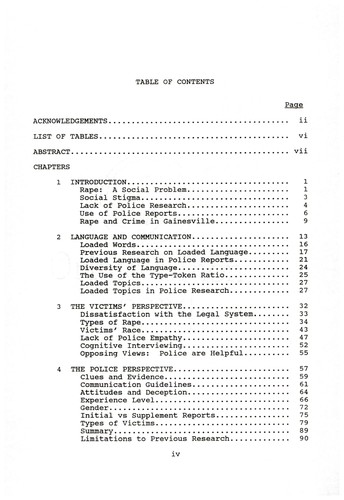 Loaded words, loaded topics, and diversity of language in police reports of rape