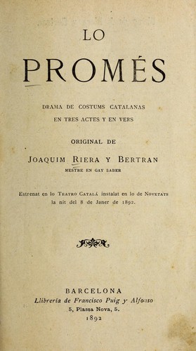 Lo promés
