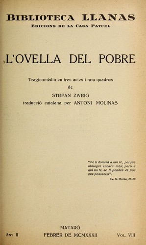 L'ovella del pobre
