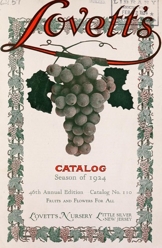 Lovett's catalog, season of 1924