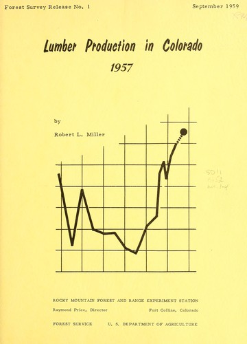 Lumber production in Colorado, 1957