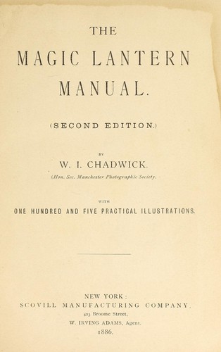 The magic lantern manual