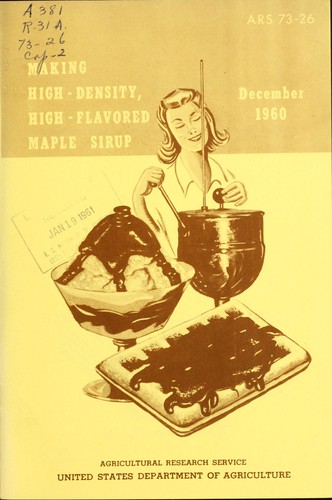 Making high-density, high-flavored maple sirup