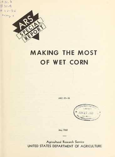Making the most of wet corn