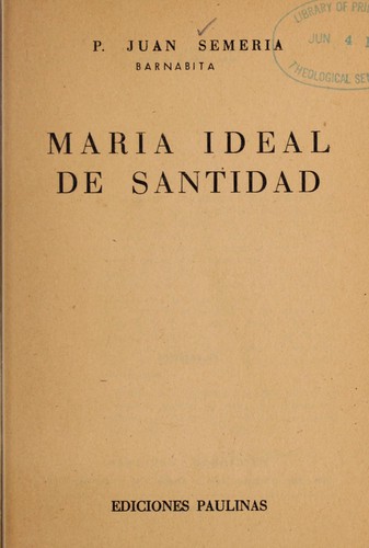 María, ideal de santidad