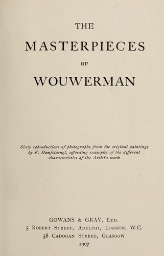 The masterpieces of Wouwerman