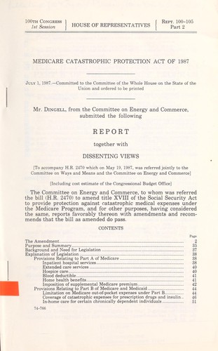 Medicare Catastrophic Protection Act of 1987