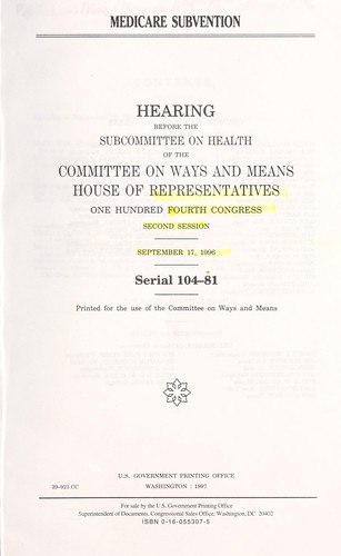 Medicare subvention
