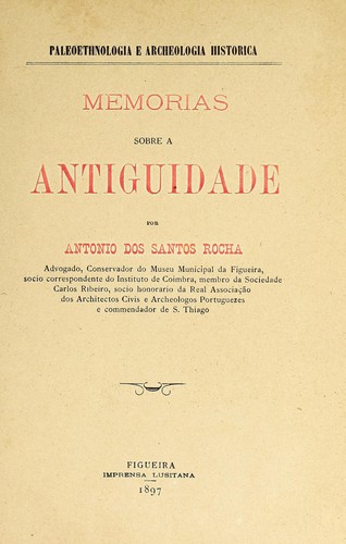 Memorias sobre a antiguidade