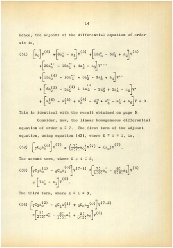 A method for determining coefficients of adjoint and self-adjoint linear homogeneous differential equations